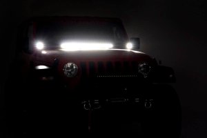 Jeep Wrangler LED Light Kit - Lower Windshield - Rough Country - 2